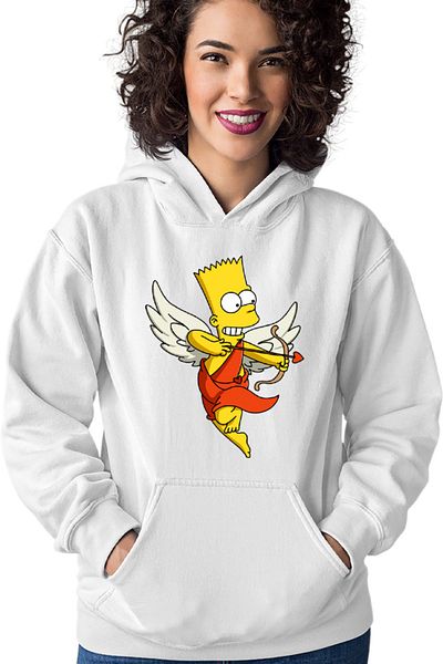 OEM Women's Hoodie The Simpsons Cupid Love Frame Animation