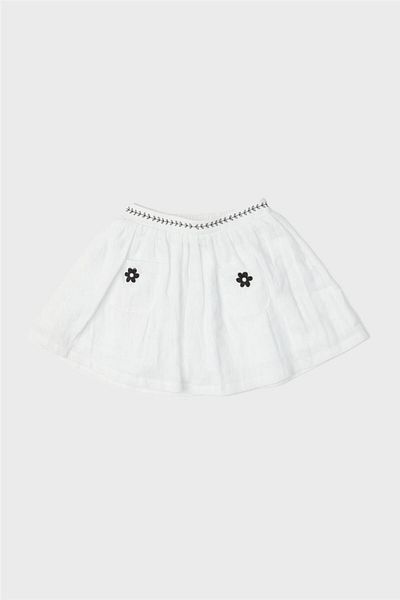 GB Baby Baby Girl White Skirt