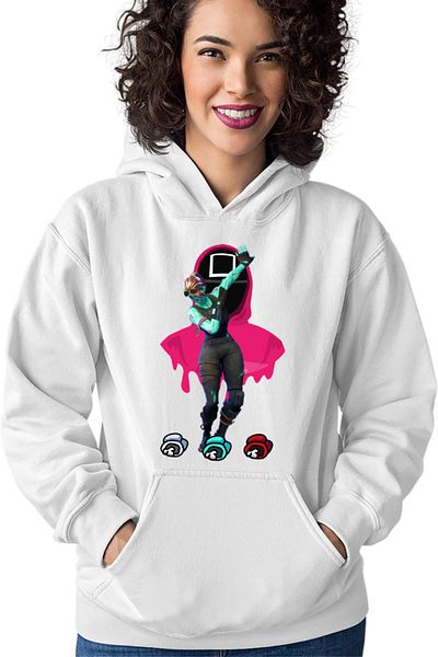 OEM Women's Hoodie Fortnite Among Us Squid Game Korean Cyber Skin