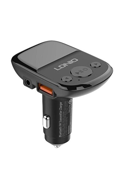 LDNIO Πομπός FM C706Q Bluetooth, 2 θύρες USB, AUX, Μαύρο
