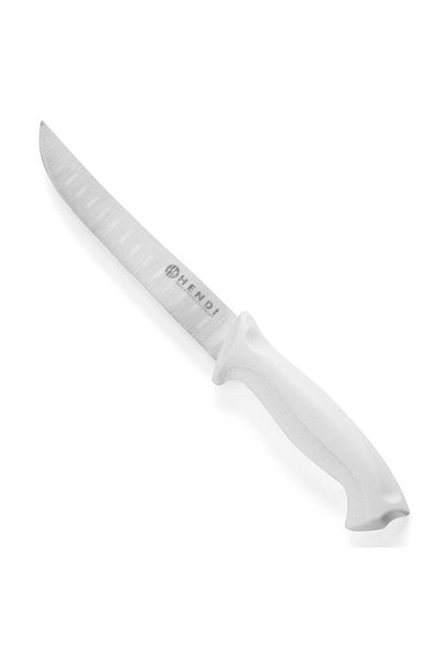 HENDI Nóż do nabiału sera szlif kulowy HACCP 230mm - biały - 842355