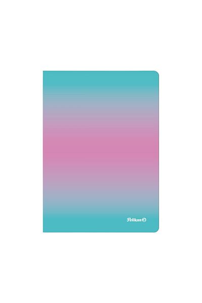 Pelikan Caiet A5 Ediție Color, 80 de coli, hârtie 70 g/m², pătrat, culoare roz/mentă