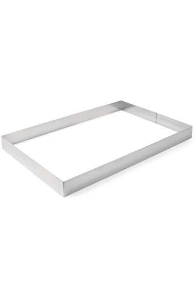 HENDI Rant piekarniczy cukierniczy prostokątny ze stali nierdzewnej 385x285x6...