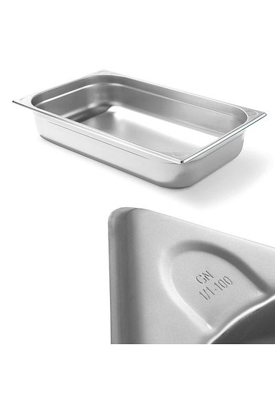 HENDI Pojemnik GN 1/1 stalowy Kitchen Line wys. 100 mm - 806135