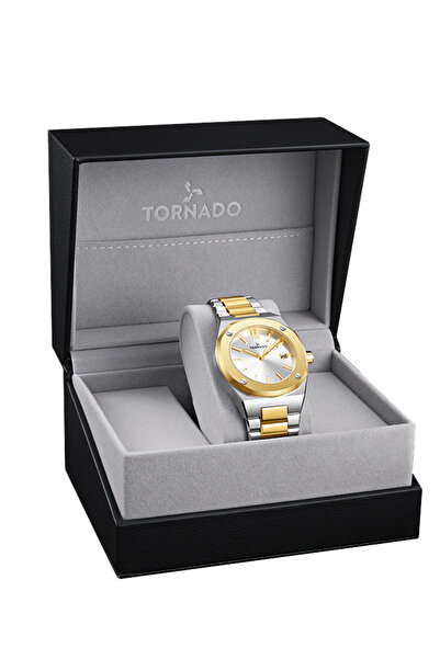 Tornado AURORA TWILIGHT Men's Analog White Dial Watch - T23003-TBTW