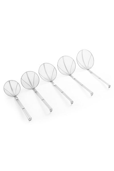 HENDI Cedzak sitko do smażenia w głębokim oleju ze stali nierdzewnej śr. 220 mm - 640708