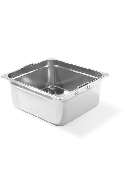 HENDI Pojemnik GN z chowanymi uchwytami stal nierdzewna GN2/3 354x325mm wys. 200mm - 803301