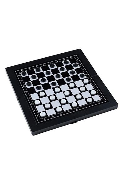 divendi-ro Travel board game, 3 in 1 chess, checkers and board, 35x35.5cm, multicolor