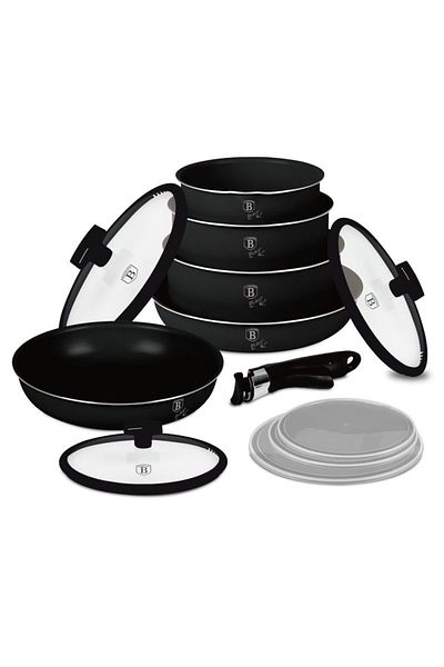 Berlinger Haus 12-piece titanium-coated cookware set, Monaco Collection
