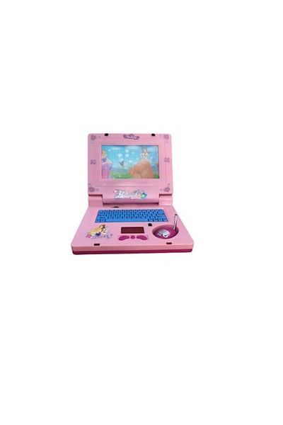 OEM Musical Laptop Toy for Children, Interactive, Educational Entertainment, for Girls, White/Pink