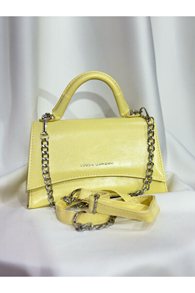 HERMANAS BUTİK Sert Kalıplı Tak-Çıkar Askılı El Çantası