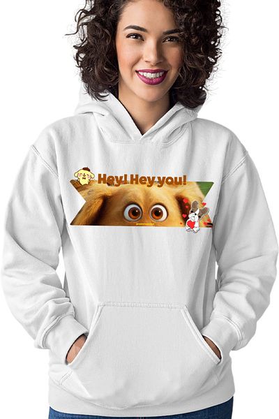 OEM Hanorac Femei Dug Days Play Hey Doggie Curious Big Eyes