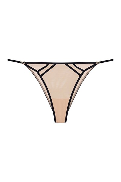 ESOTIQ Chiloți de damă cu imprimeu brazilian din plasă, decorativi și sexy | ...