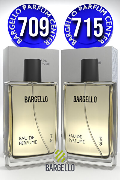 Bargello 709 Erkek 50 ml Parfüm Edp Oriental + 715 Fresh Erkek Parfüm 50 Ml EDP