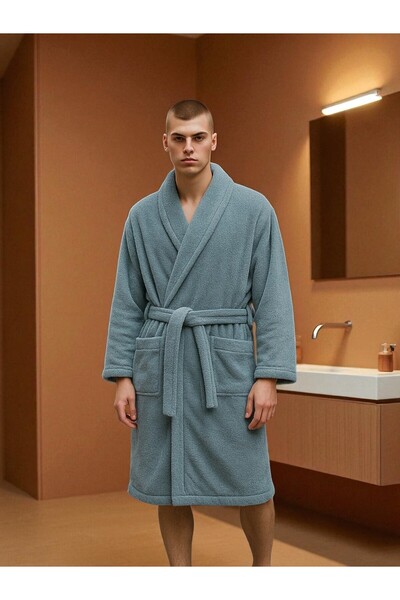 asev tekstil Cotton men's bathrobe