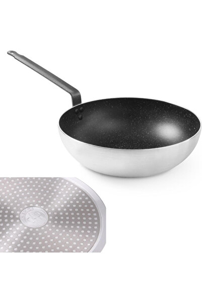 HENDI Tigaie Wok Profesională din Marmură, 3 L, Diametru 280 - 627730