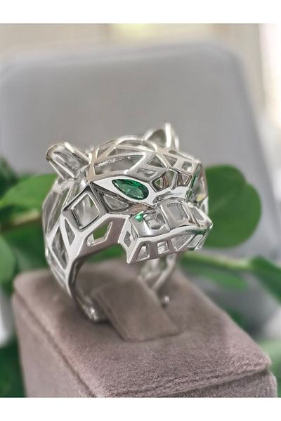 argint 925 PANTHER RING