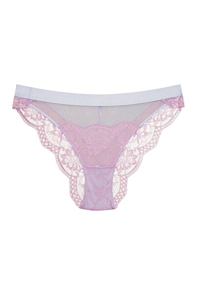 Bloovii Chiloți de damă cu talie înaltă, cu detalii din plasă și dantelă | Samara