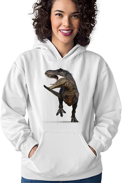 OEM Women's Hoodie Jurassic Park T-REX Fossil Dinosaur Extinct