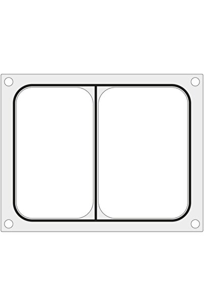 HENDI Matryca forma do zgrzewarki CAS CDS-01 na tackę dwudzielną 227x178 mm -...