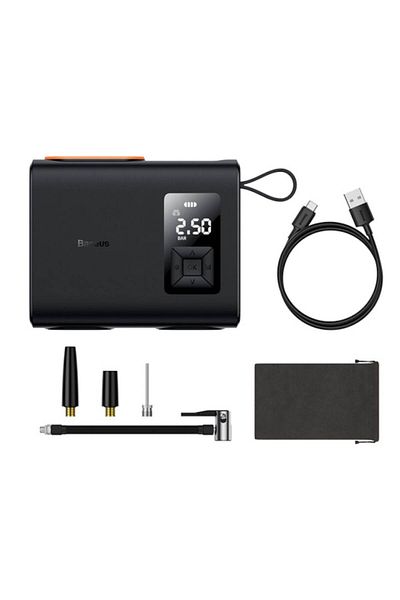 Baseus Compresor auto portabil seria Mega EnergyPump, 6000mAh cu lanternă