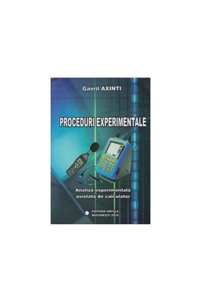 Editura Impuls Experimental procedures. Experimental analysis as well