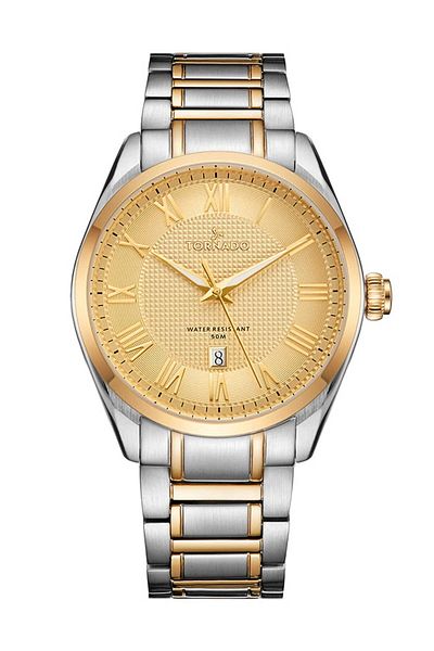 Tornado CLASSIC ANALOG Men's Analog Beige Dial Watch - T8007-TBTC