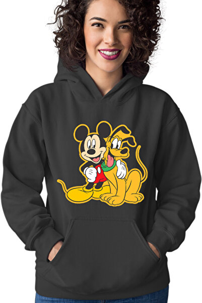 OEM Hanorac Femei Mickey Mouse Pluto Dog Best Friend Walt Disney