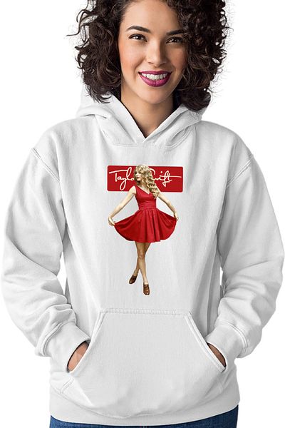 OEM Hanorac Femei Taylor Swift Red Dress Actress American
