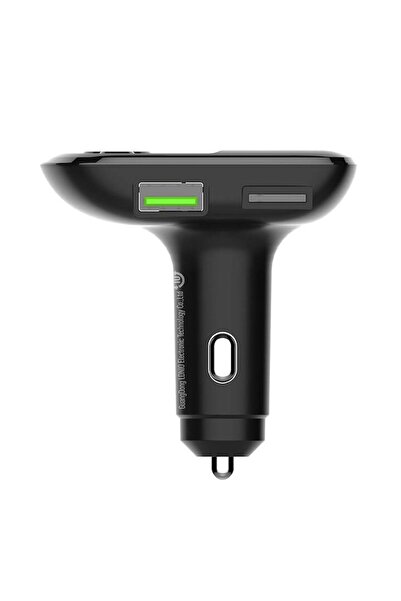 LDNIO Πομπός FM C706Q Bluetooth, 2 θύρες USB, AUX, Μαύρο