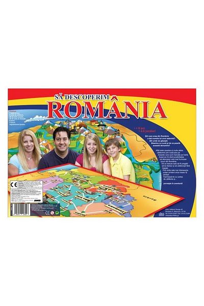 divendi-ro Board game "Let's discover Romania", age 8+ years, multicolored