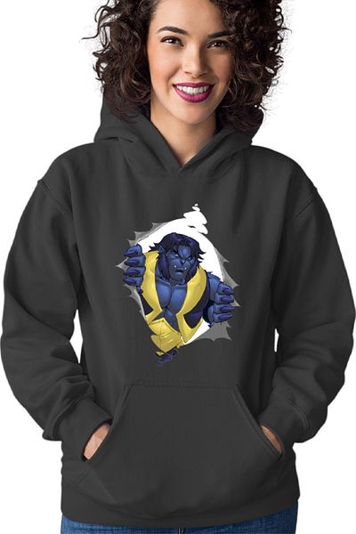 OEM Hanorac Femei X-men Monster Rip Powerfull Super Hero Cartoons