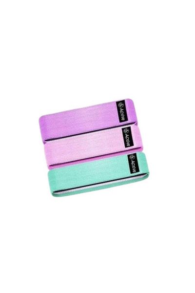 Active Set 3 benzi elastice Active, Latex , 3 niveluri de rezistenta