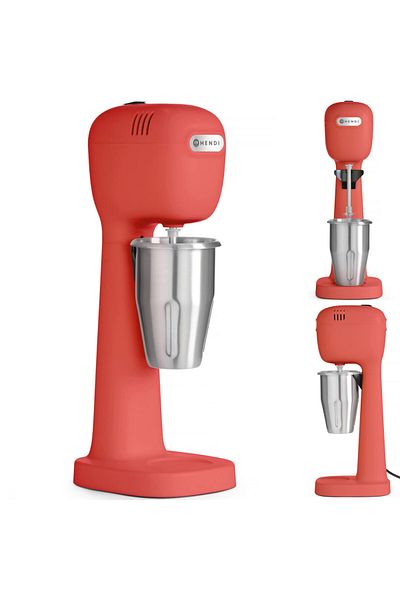 HENDI Shaker spumator milkshake 400W roșu - 221648