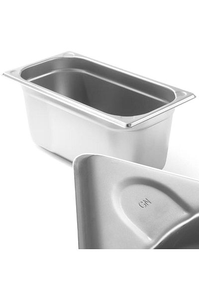 HENDI Pojemnik GN 1/4 stalowy Kitchen Line wys. 150 mm - 806548