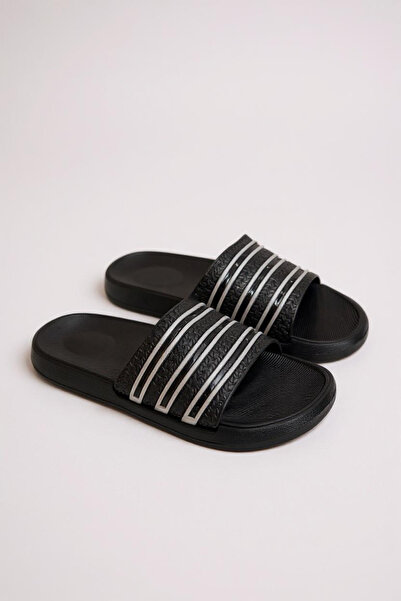 Wordex Alb 10230 Striped Model Daily Men's Beach Pool Garden Summer Street Slippers