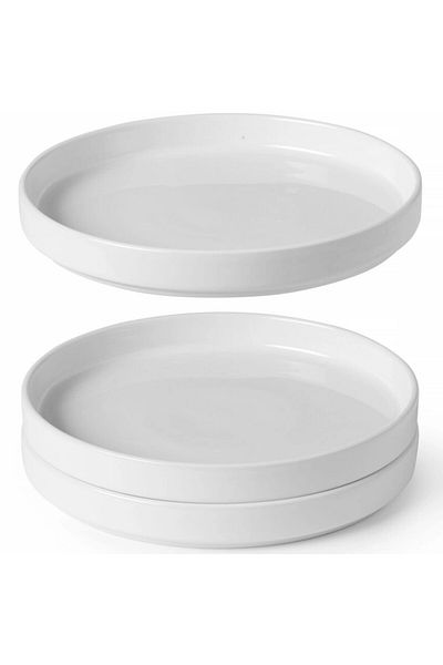 HENDI Talerz z wysokim rantem OSLO biały 280 x 28 mm - zestaw 6 szt.