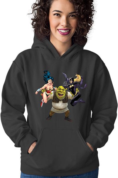 OEM Hanorac Femei Shrek Wonder Woman Catwoman Super Hero Medieval Era