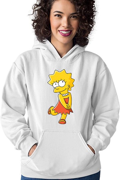 OEM Women's Hoodie The Simpsons Maggie Lisa Daugher Mom Dress