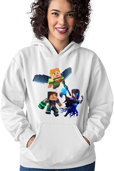 OEM Women's Hoodie Minecraft Elytra End Clash of Clans Mage Survival