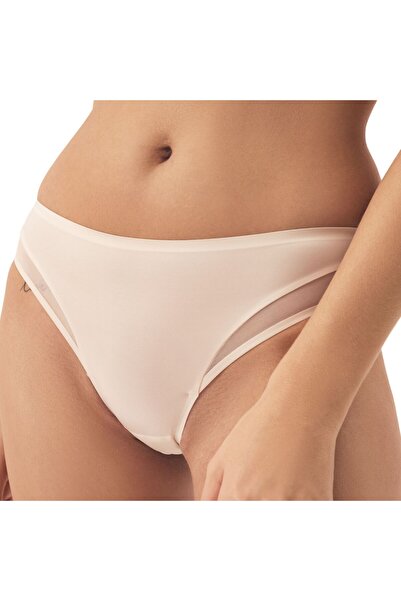 ESOTIQ Women's Panties Smooth Fabric with Mesh Details Brief Elegant & Sexy | Influensa