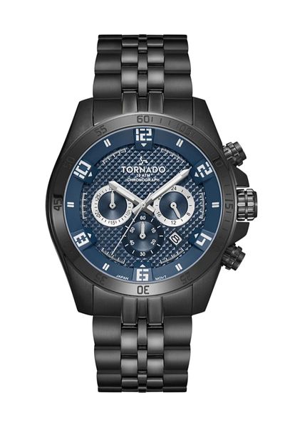 Tornado CELESTIA CHRONO Men's Chronograph Blue Dial Watch - T3149B-BBBJ