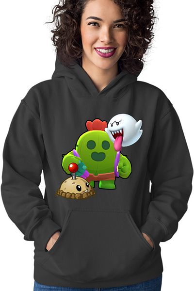 OEM Hanorac Femei Brawl Stars Shooter Arena Hero Mario Ghost Plants