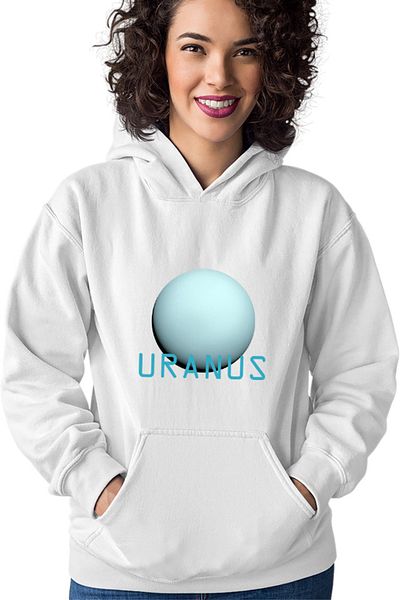 OEM Hanorac Femei NASA Uranus Huge Celestial Moon Gas Gravity