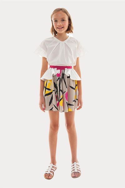 Lia Lea Girl Beige Skirt