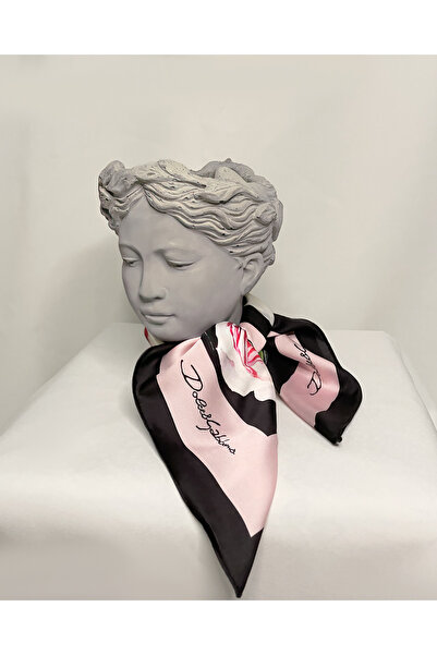 Butik çiçek desenli fular