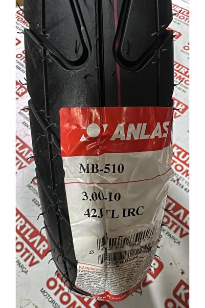 ANLAS 3.00 - 10 MB-510 Motosiklet Dış Lastik Dublex (Tubeless)