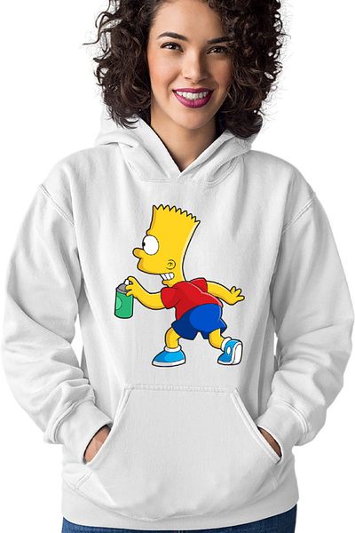 OEM Hanorac Femei The Simpsons Spray Son Office Sitcom Heroes Bart