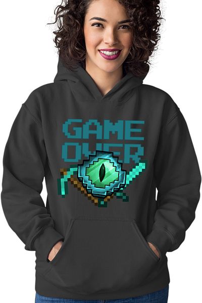 OEM Hanorac Femei Minecraft Game Over Diamond Tools