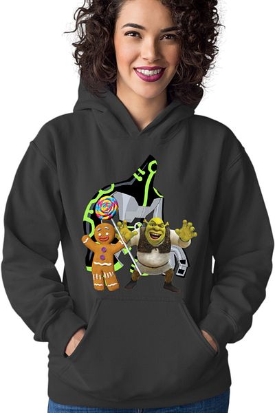 OEM Hanorac Femei Ben10 Shrek Cookie Adventure Action Medieval